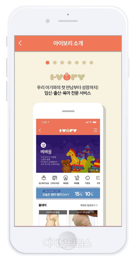 아이보리 플랫폼 예시. 아이앤나 제공.